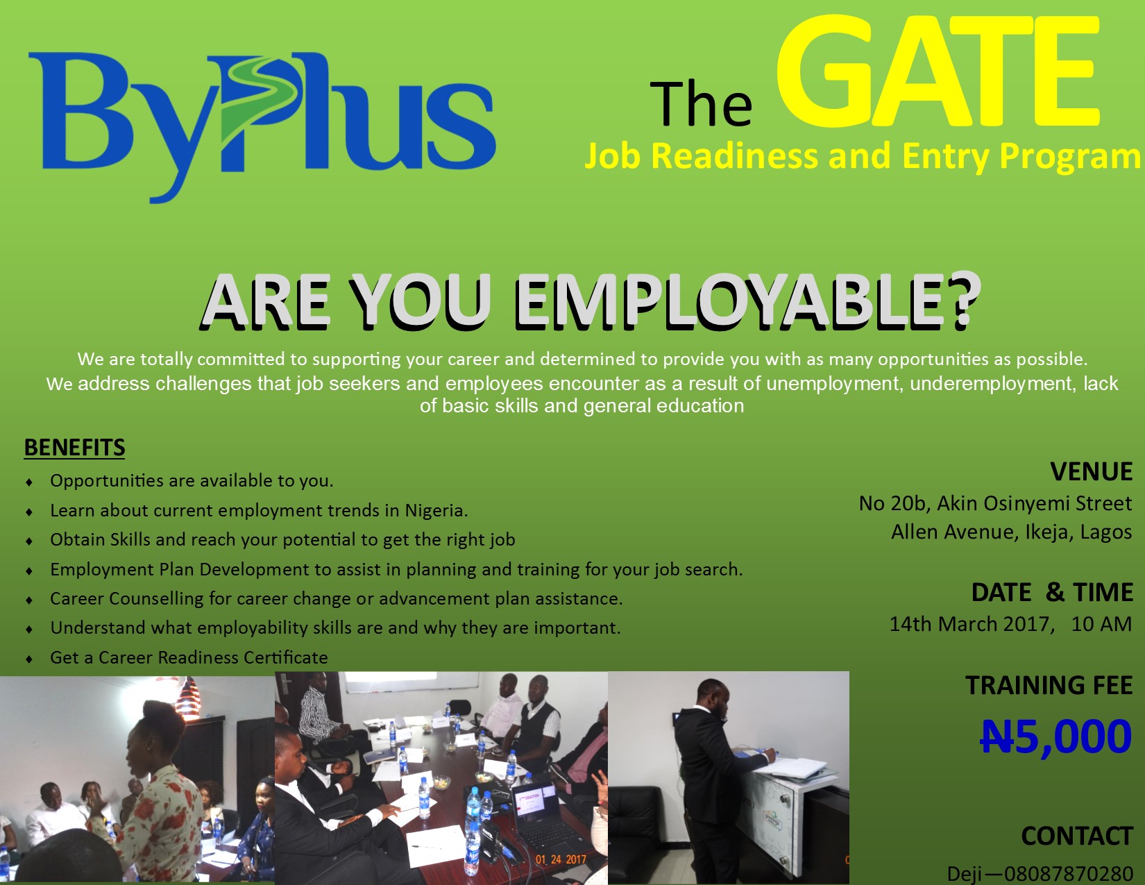 the gate jobs