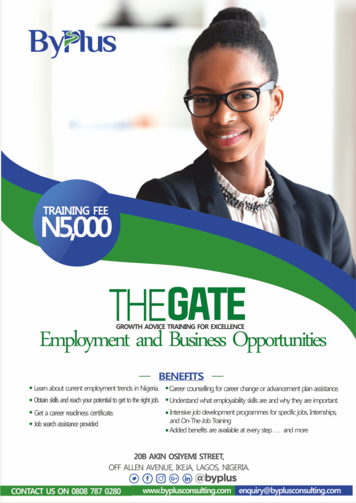 THE GATE Employment and Business Opportunities ByPlus Consulting