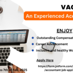 Apply for this role, An experienced Chattered Accountant