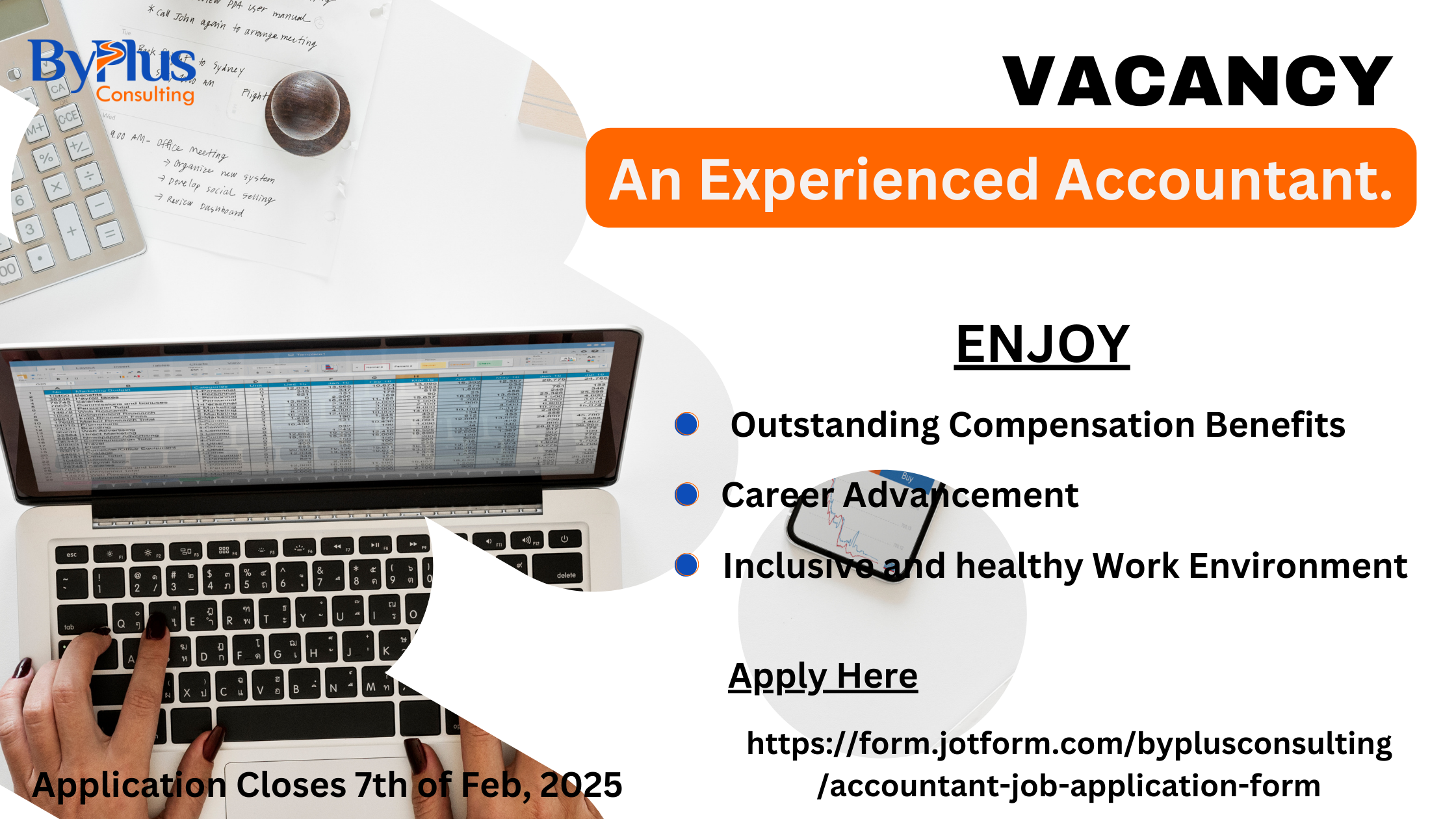 Apply for this role, An experienced Chattered Accountant