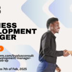 Apply for the position of a Business Development Manager